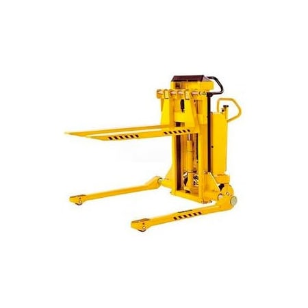 Southworth Products Corp. Southworth PalletPal Mobile Leveler Stacker 2200 Lbs. Adj. Forks 51 ID Legs - PMLS-22-35-ME PMLS-22-35-ME 51 Straddle ID